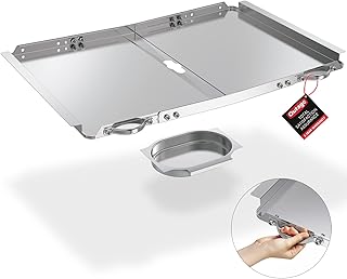 Replacement Grease Tray with Catch Pan for Dyna Glo Grill Replacement Parts, Universal Drip Pan for 4 5 Burner Gas Grill Nexgrill Replacement Parts, Grill Tray for Kenmore BHG Expert Grill (White)