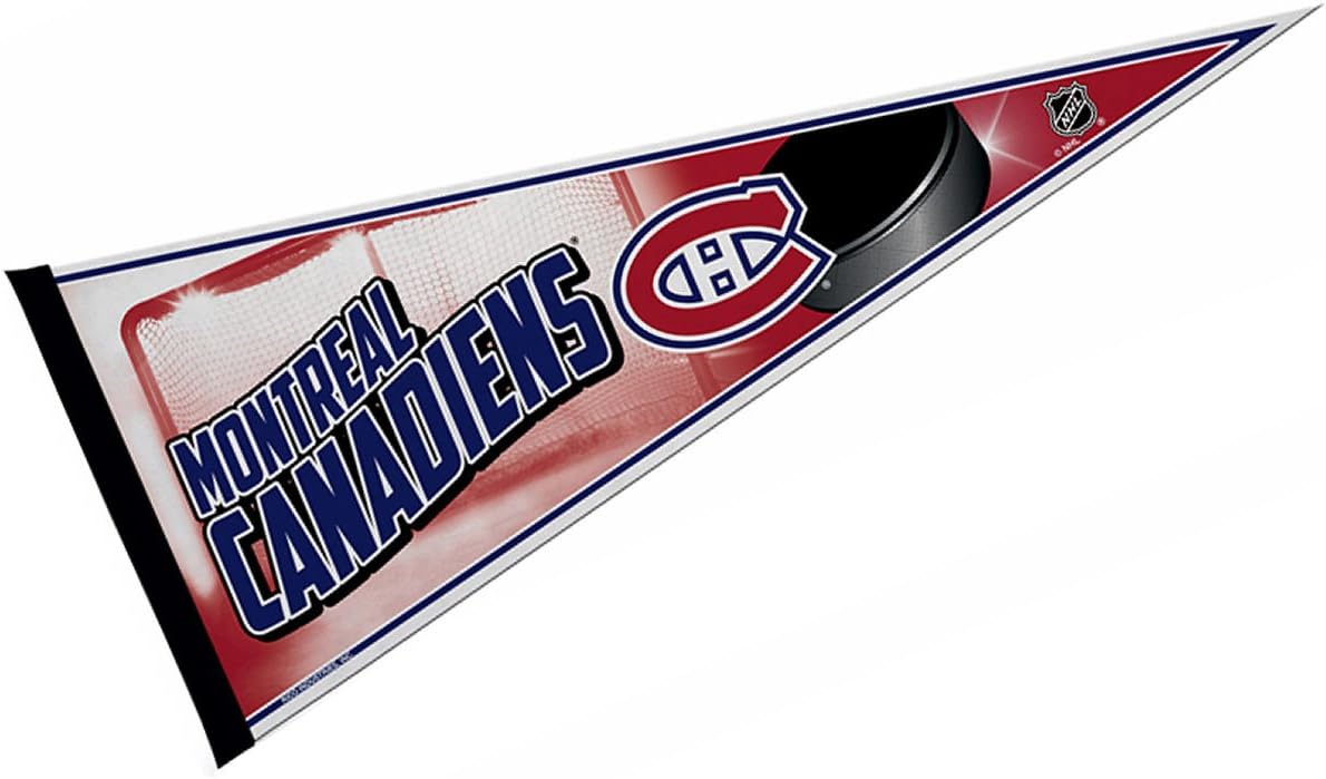 Rico Industries NHL Montreal Canadiens Sports Related Pennants, Red White & Blue, One Size
