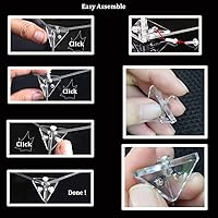 Vista 3 de Hosdiy Vitrina de acrílico para Lego 7532975339 (trench RunTrash Compactor) modelo - Escaparate transparente (solo vitrina de exhibición)