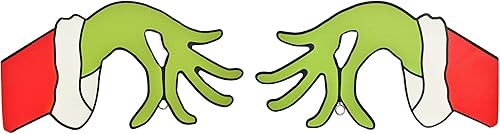 2 letreros colgantes de Navidad decoración de ladrón de madera puerta de pared delantera porche decoración para el hogar ventana escuela oficina