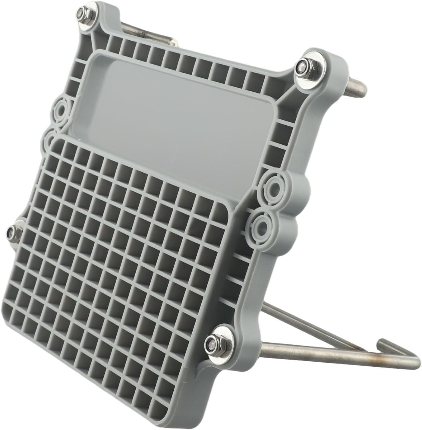 Outboard Motor Bracket for Inflatable Boats, Fishing Boats, and Rubber Dinghies - ABS and Metal Engine Mount with Screws and Nuts, Stern Installation Kit