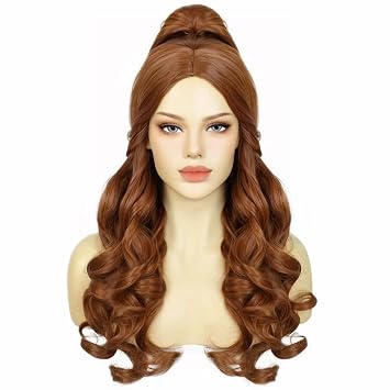 Cosplay Wigs Halloween Party Costume for Women Men Belle