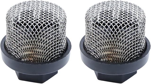 2Pack 246385 Inlet Strainer,Hose Inlet Strainer Filter, 7/8 unf Compatible with Graco 390 395 490 495 495 595 3400 Airless Sprayer Paint Sprayer Parts, for Sprayer Filters.