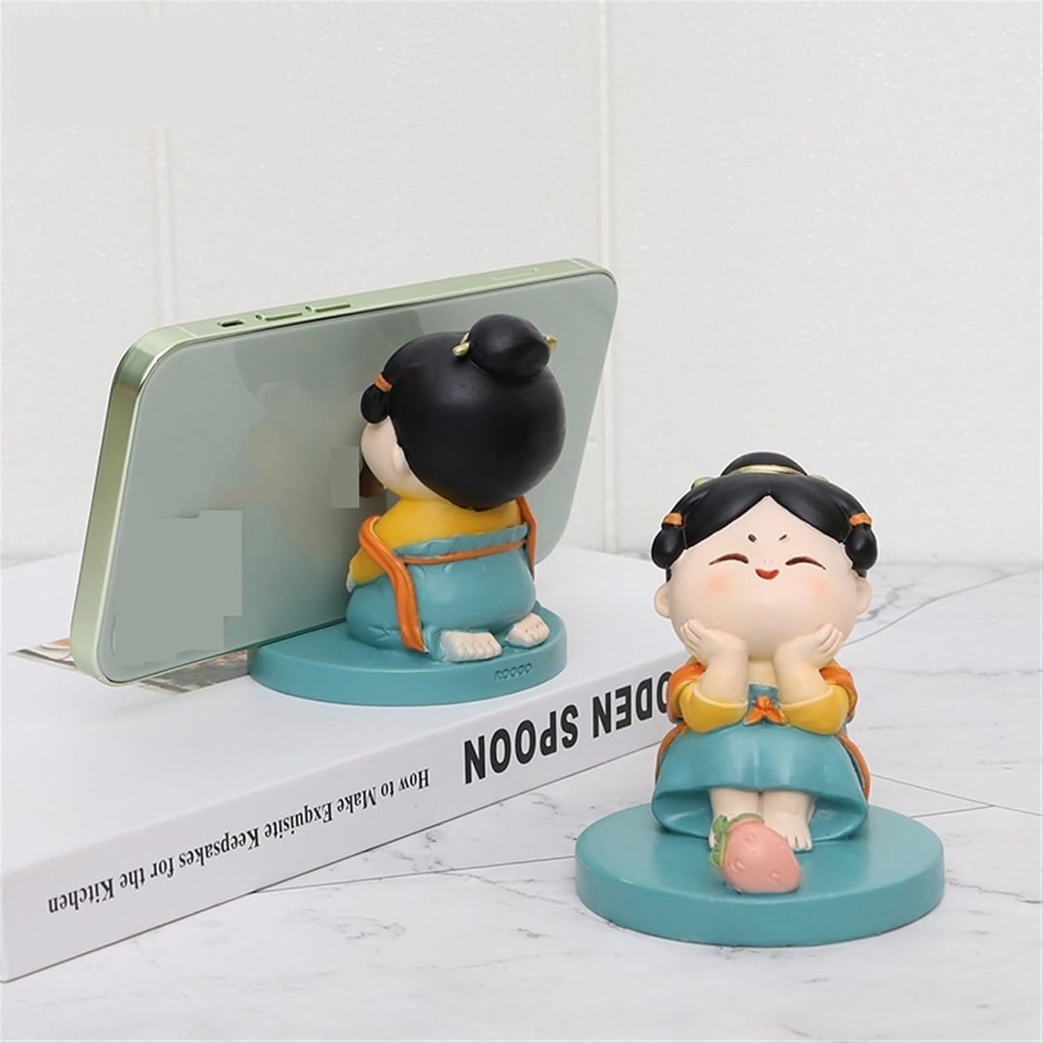 Desktop Crafts Chinese Creative Gift China-Chic Antique Home Desktop Decoration Decoration Cartoon Mobile Phone Bracket Tabletop Decoration