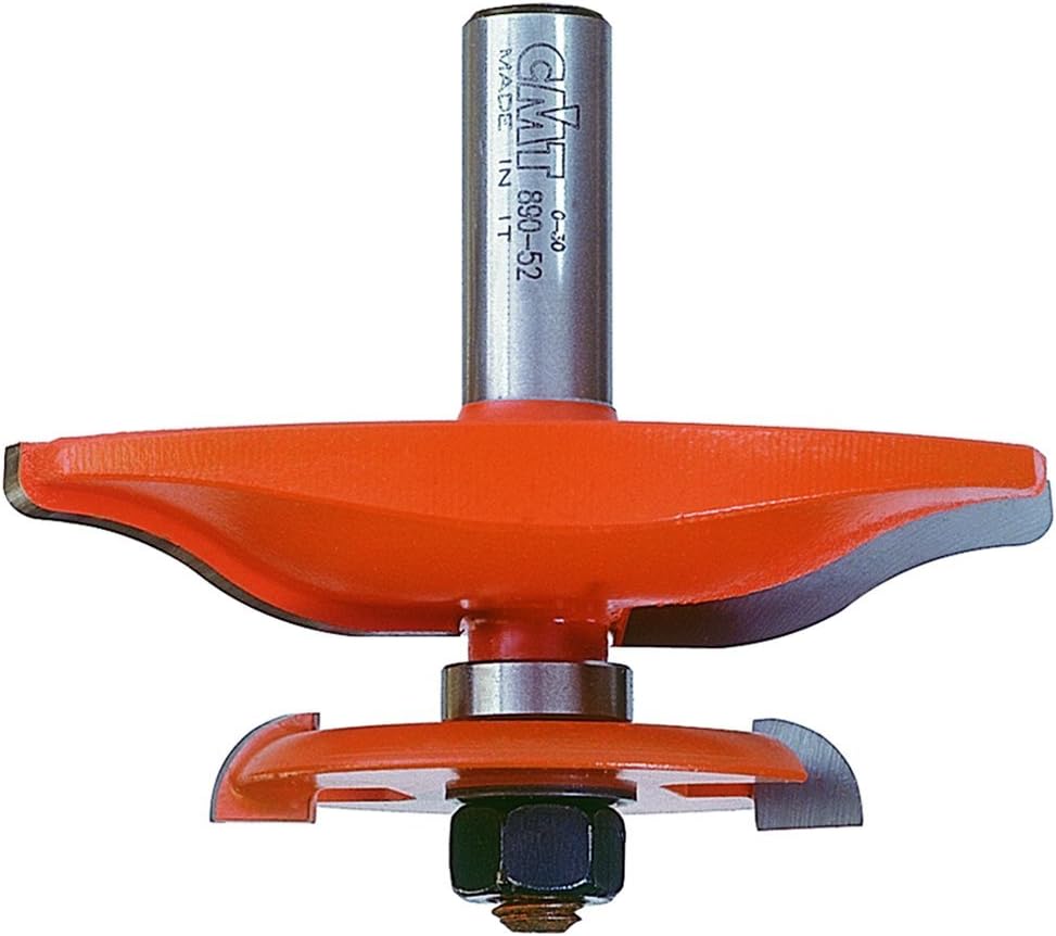 CMT 890.524.11 Raised Panel Bit with Backcutter, 3-1/2-Inch Diameter, 1/2-Inch Shank