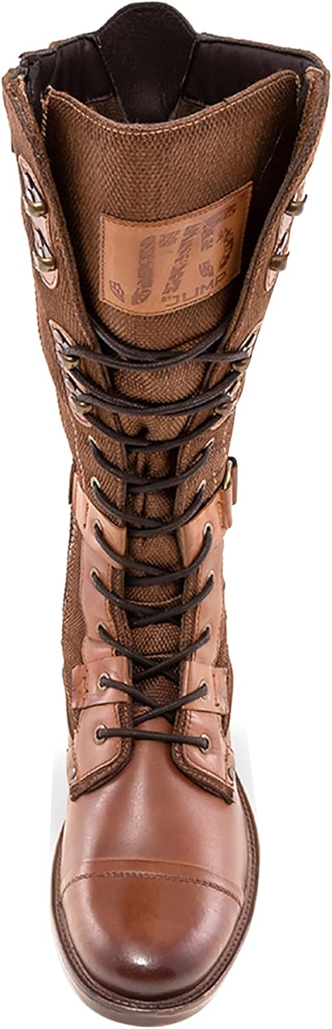 Miniatura 6 de J75 Men's Decoy Light Weight Knee Hight Lace-up & Inside Zipper Combat Tactical Army Cap-toe Military Boots for Men