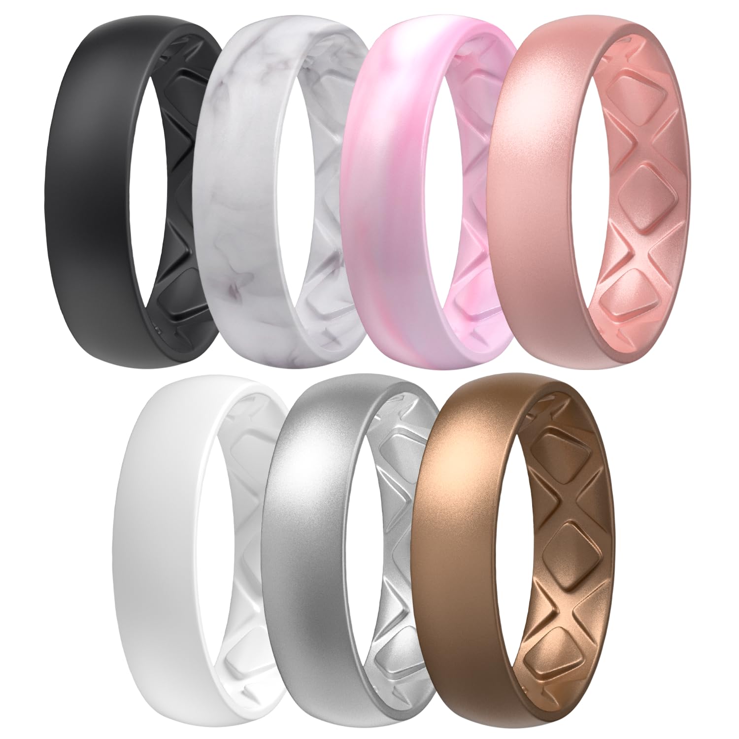Snapklik.com : Egnaro Womens Bridal Rings Sets, 6mm Wide, 2mm Thick Snapklik.com : Egnaro Womens Bridal Rings Sets, 6mm Wide, 2mm Thick