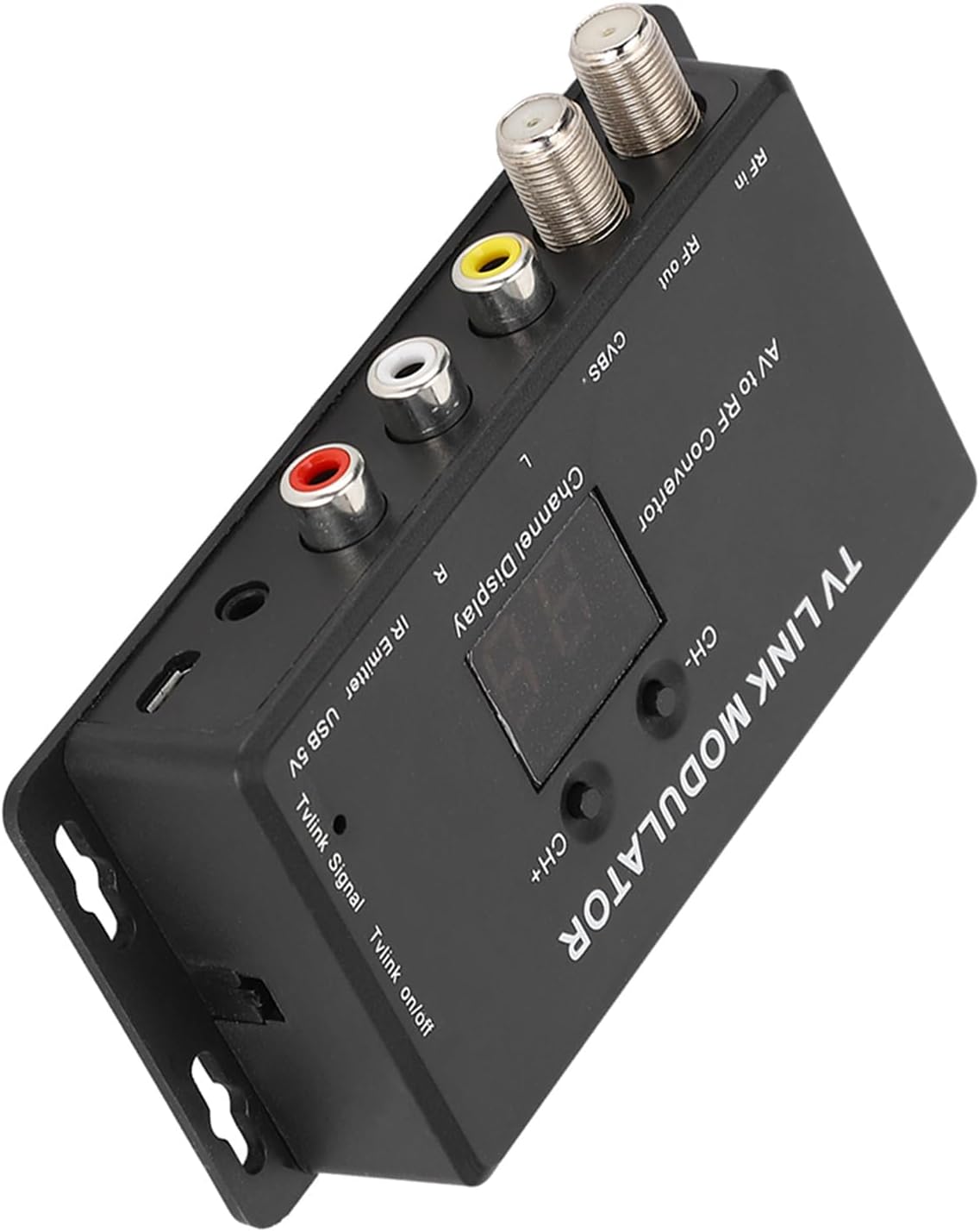 RF Modulator UHF Television Infrared Extender Channel Display AV to RF Converter Cable Television System