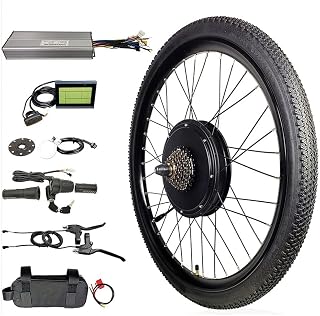 YAOJIA ebike kit 24V 500W 26" 27.5" 29" Electric Bike Conversion Kit, Front Or Rear Wheel Electric Bicycle Motor Conversion Kit, Dual Mode Controller E-bike Cycling Hub
