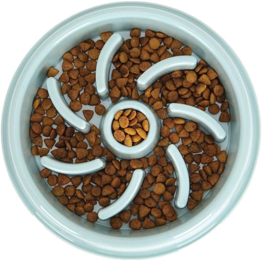 Pet Supplies GLBHL AntiChoke Dog Bowl Slow Feeder, Slow Eating Dish