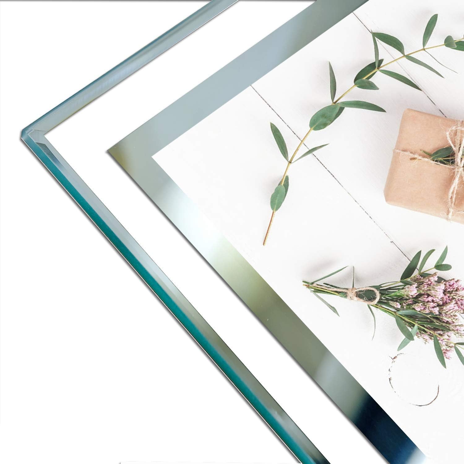 SIMON'S SHOP 8x10 Picture Frame Glass Picture Frames 8x10 Wall and Tabletop Display Frame - 3 Pack
