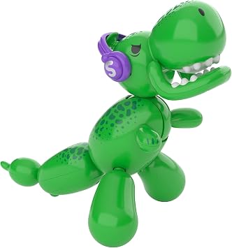 Squeakee The Balloon Dino | Interactive Dinosaur Pet Toy that Stomps, Roars and Dances. Over 70+ Sounds & Reactions, Multicolor