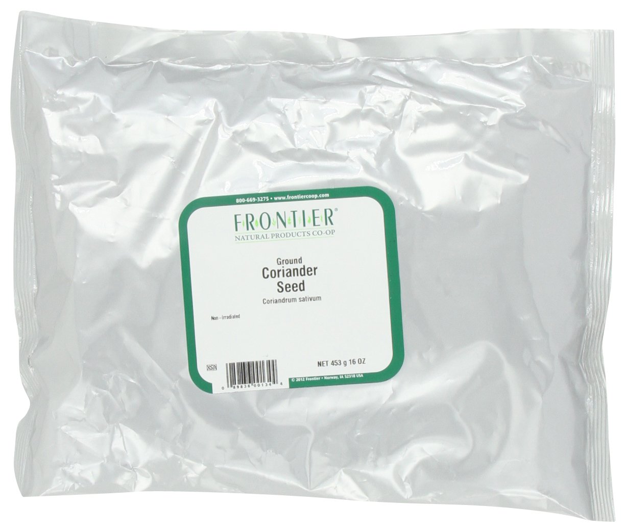 Frontier Coriander Seed Powder, 16 Ounce Bags (Pack of 2)