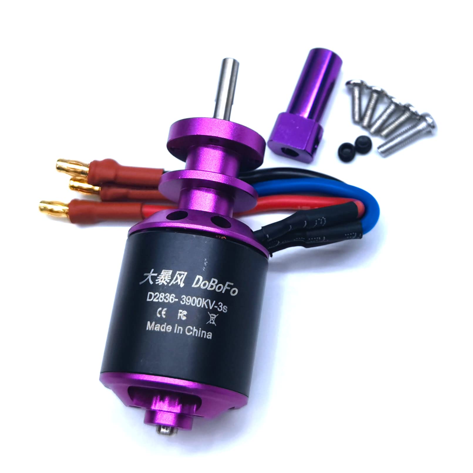 DoBoFo Brushless Motor 3S 3900KV 12.6V for EDF 64mm 11 Blades Electric Ducted Fan, High Speed Motor 49140RPM, Hobby Jet Engine RC Car Engine Parts, Remote Control Model Replacement Airplane Parts DIY — image 1