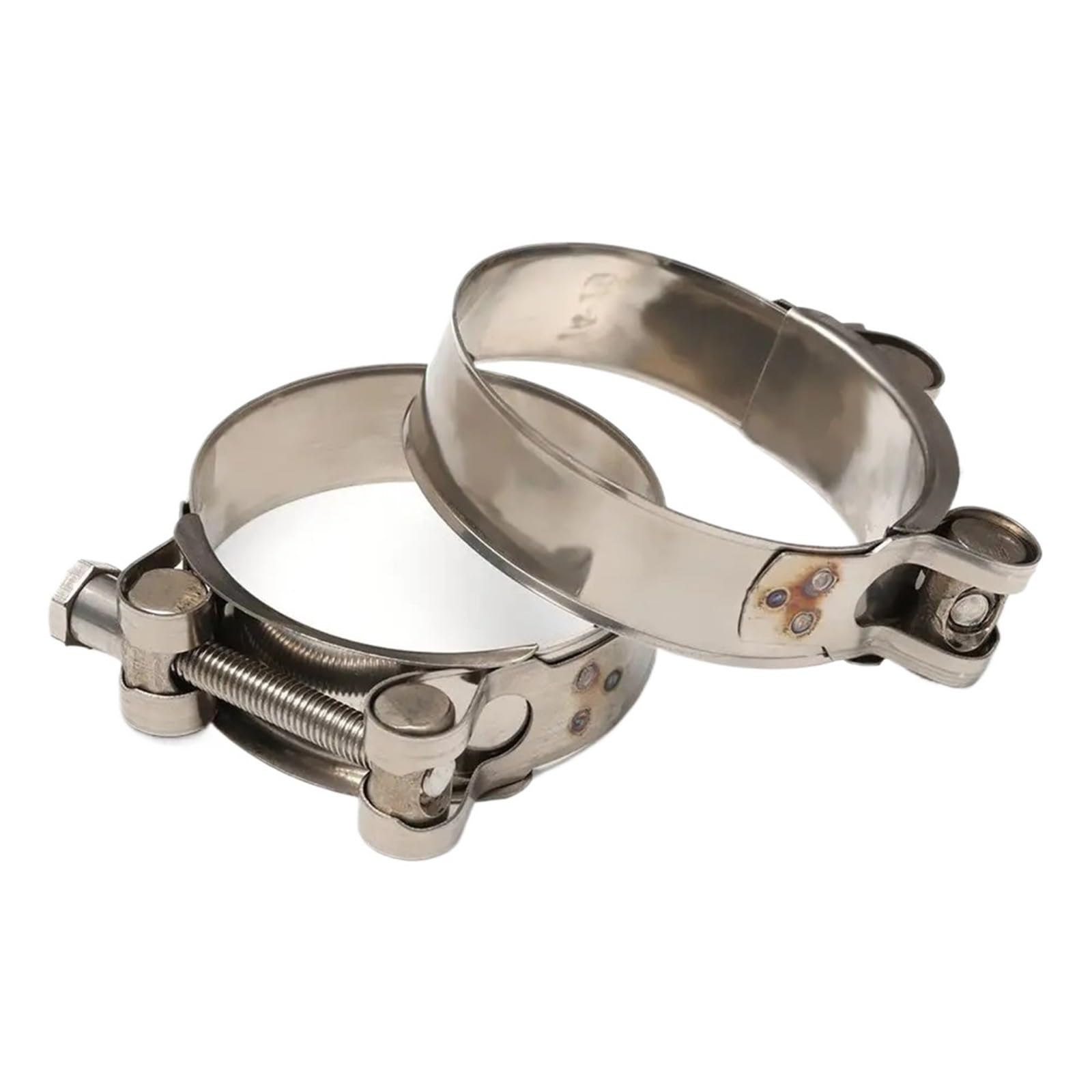 Stainless Steel Strengthens the Clamps Hose Clamps Circular air Water Pipe Fuel Hose Clips of Water Pipe Fasteners Clamps(26-28mm)