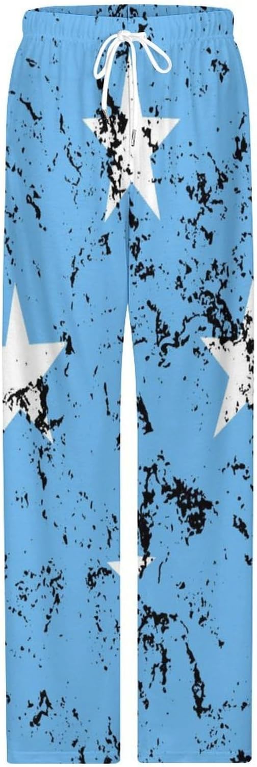 Mens Suriname Flag Pajama Pants Soft Lounge Pants Loose PJ Bottoms,