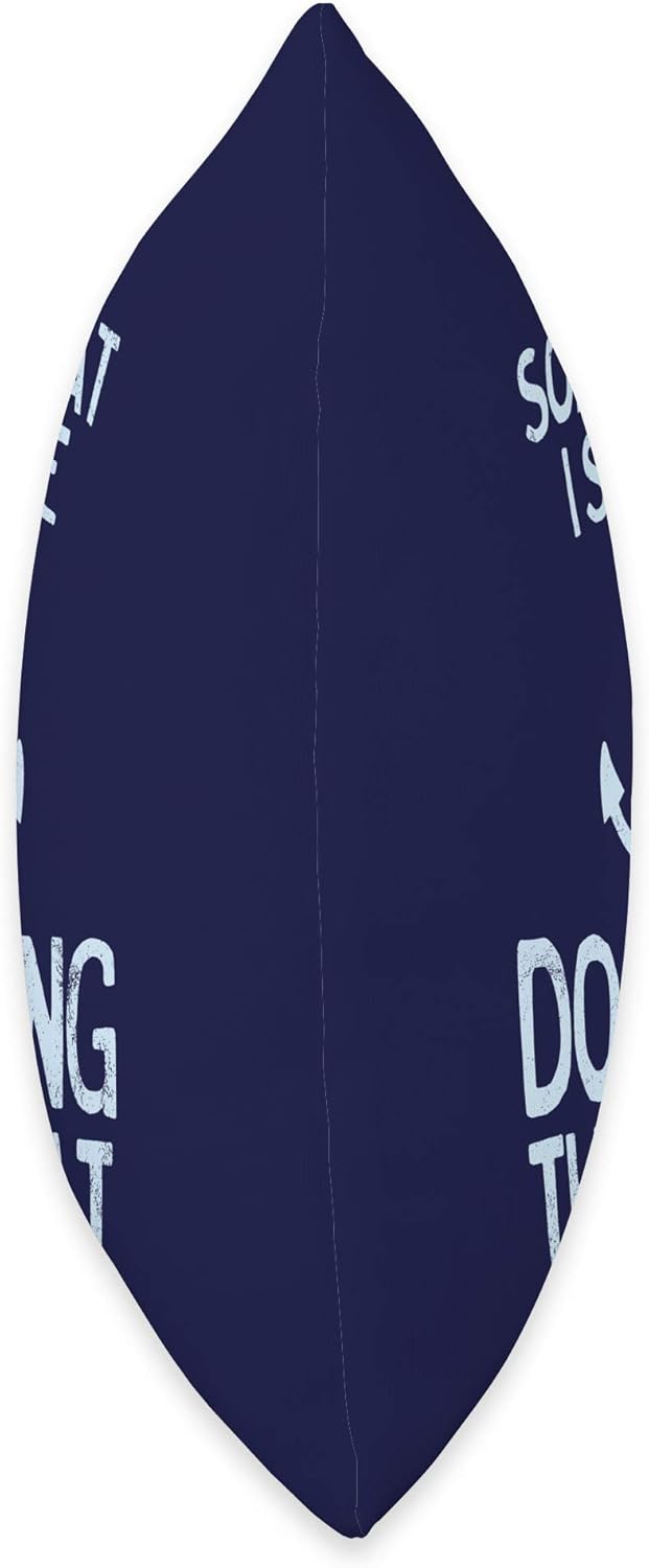 Funny Boating Sorry What I Said Docking Boat Throw Pillow