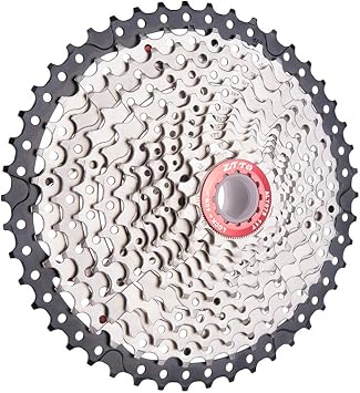 ZTTO 8/9/10/11/12 Speed Road Bike Gravel MTB Cassette-11-25/28/30/34/36/40/42/46/50T Bike Cassette Compatible with HG & HGR Freehub