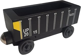 Union Pacific Hopper 3" Wooden Toy Train Compatible - Modeled After Real Trains - Handcrafted in USA Since 1996 - Magnetic - 3 Inches Long