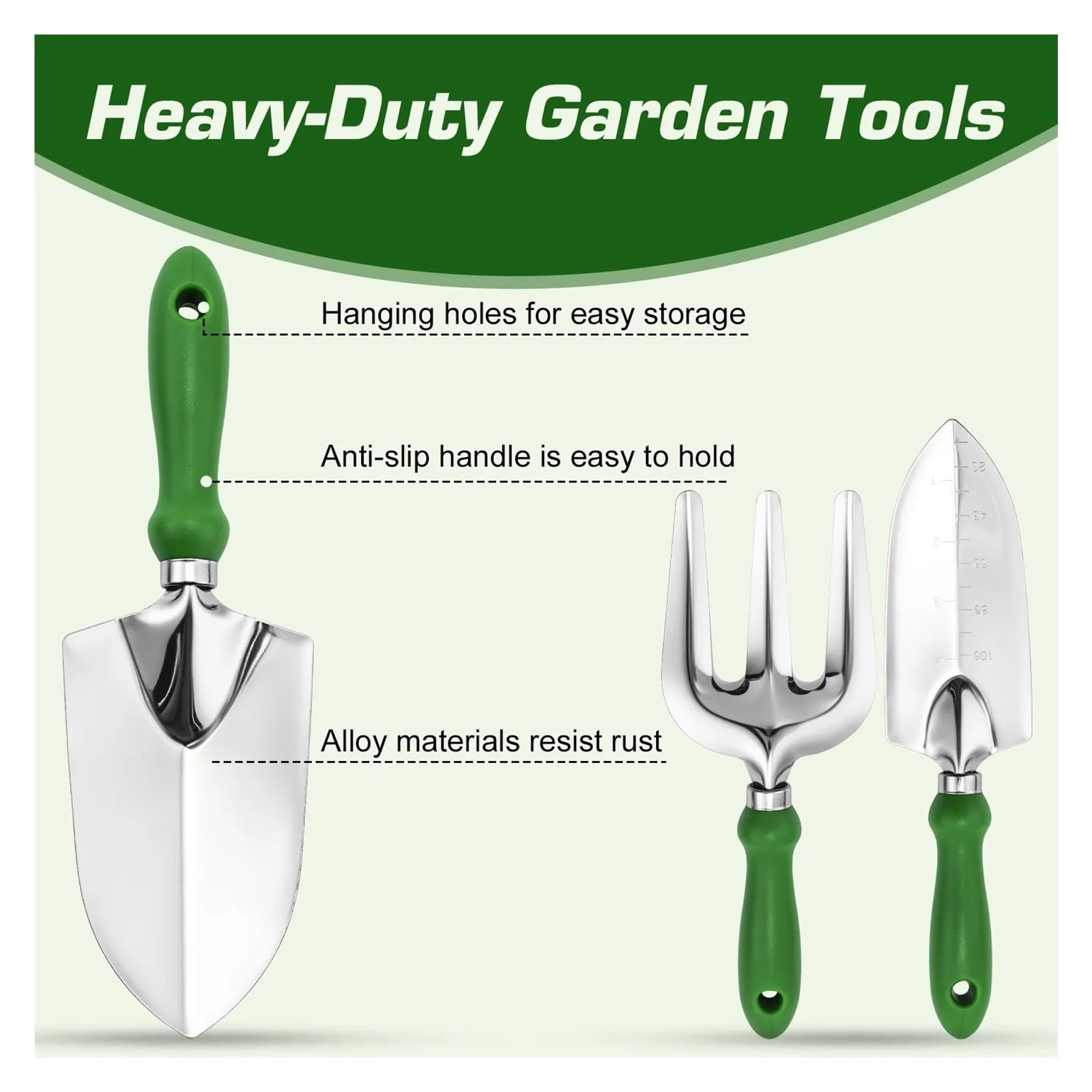 Ensemble d'outils de Jardinage, Comprenant des Gants à Griffes Cisaillement Jardin, Un cultivateur, Une truelle Transplantation, Pelle Sol, Plantation en extérieur