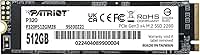 Patriot P320 512GB SSD interno - NVMe PCIe Gen 3x4 - M.2 2280 - Unidade de estado s�lido - P320P480GM28