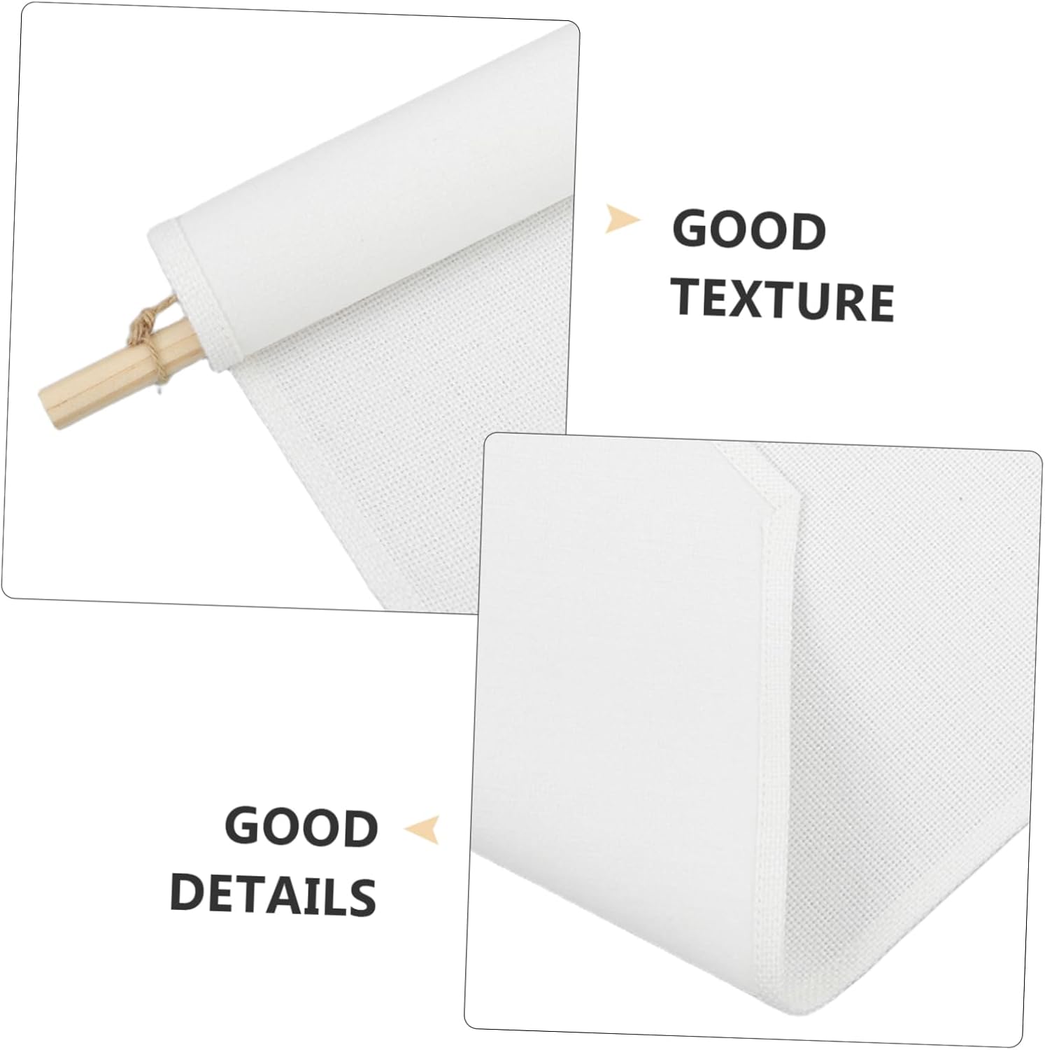 Gadpiparty Blank Canvas Pennant Flags Wall Decor Banners Banners Signs 10 Pack Wood Stitched