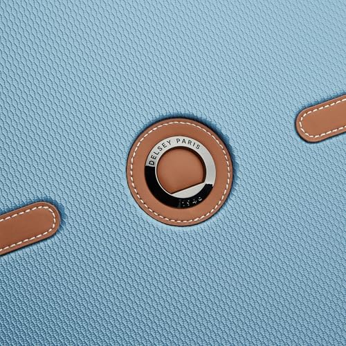 Image of DELSEY PARIS Juliette 75.5 cms Large Check-in ABS /Polycarbonate Hard Sided 8 Wheels Spinner Suitcase /Trolley Bag for Travel with TSA Lock- Blue
