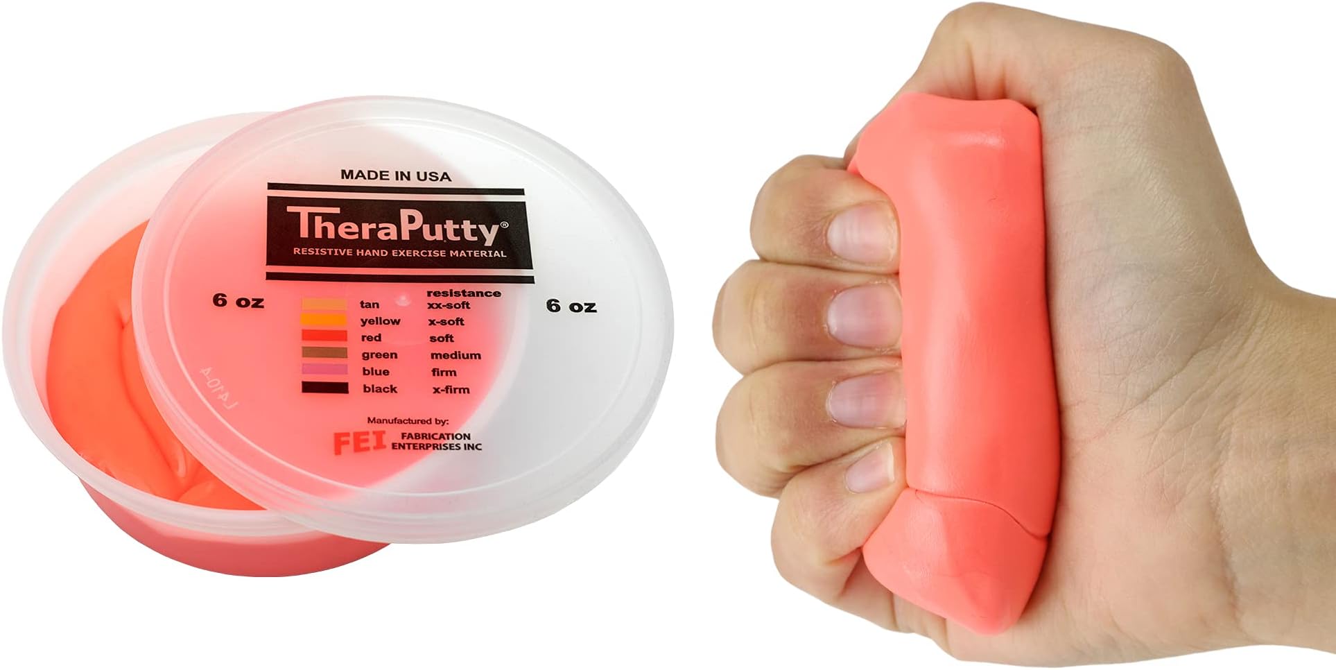 TheraPutty Standard Hand Exercise Putty For Rehabilitation, Exercises, Hand Therapy, Occupational Therapy, Hand Strengthening, Improve Motor Skills, Stress Relief