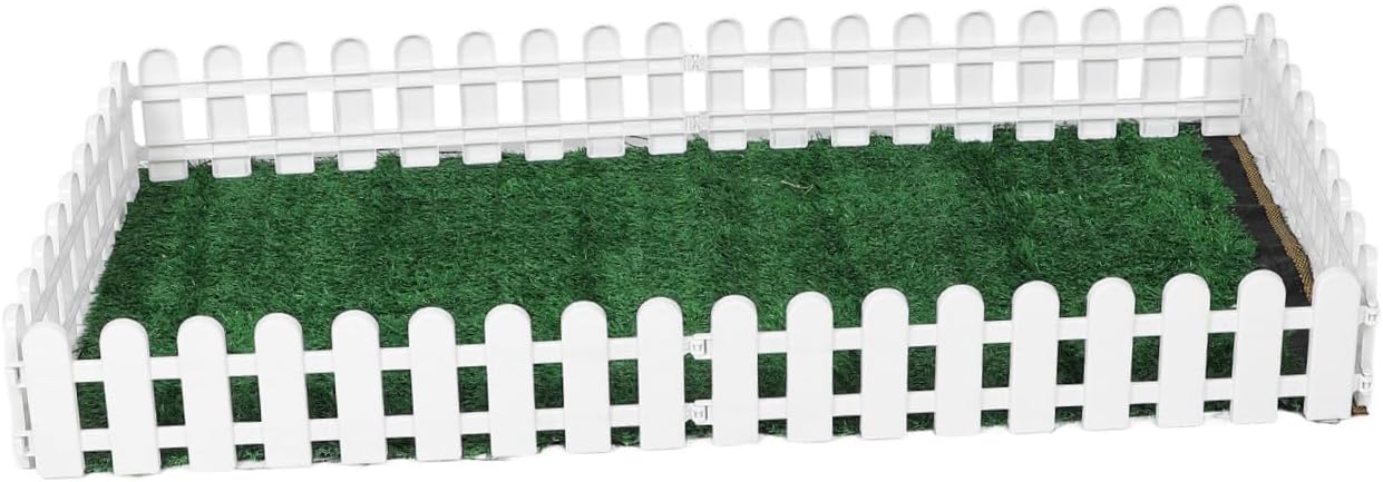 DECHOUS Miniature Garden Fence Decorative Edging for Plants Dollhouse and Outdoor Decor Realistic Farm Scene Accessories for Mini Gardens and Bonsai