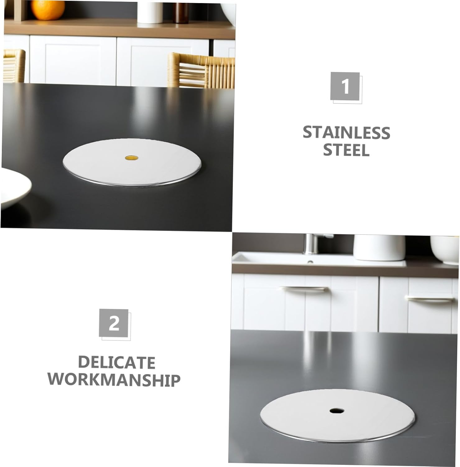 Induction Cooker Ring Heat Diffuser Plate for Electric Stove Stainless Steel Sinking Ring 1pc