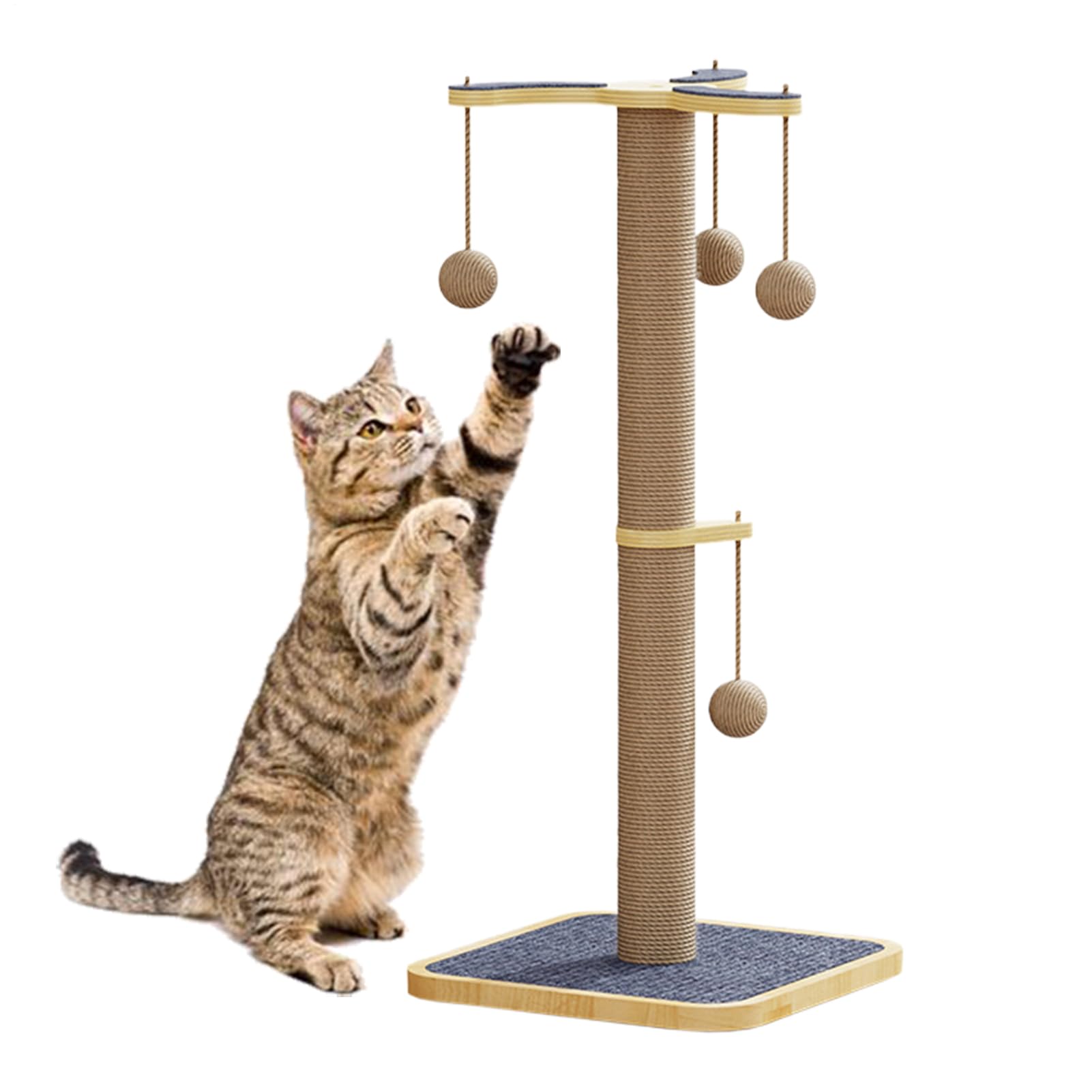 Griffoir Tour d'escalade Protecteur Meuble Interactif | Griffoirs Pour Chats D'Intérieur Adultes Tour Fournitures Animalières Ennui Entraînement Stimulation Escalade Protège