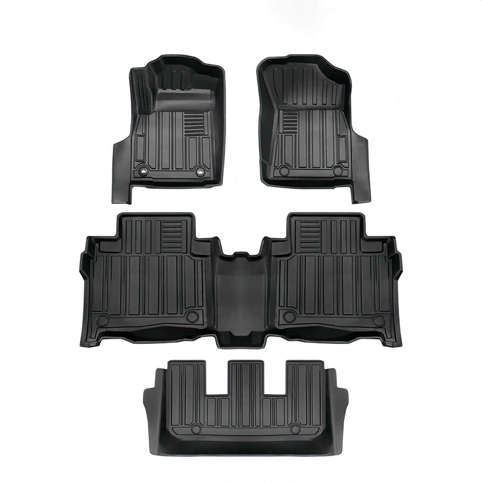 Tapis de Sol pour Toyota FORTUNER 2016-2022 LHD en TPE Noir