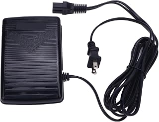 Sonew Sewing Machine Foot Pedal with Power Cord – 4-3-Hole Multifunctional