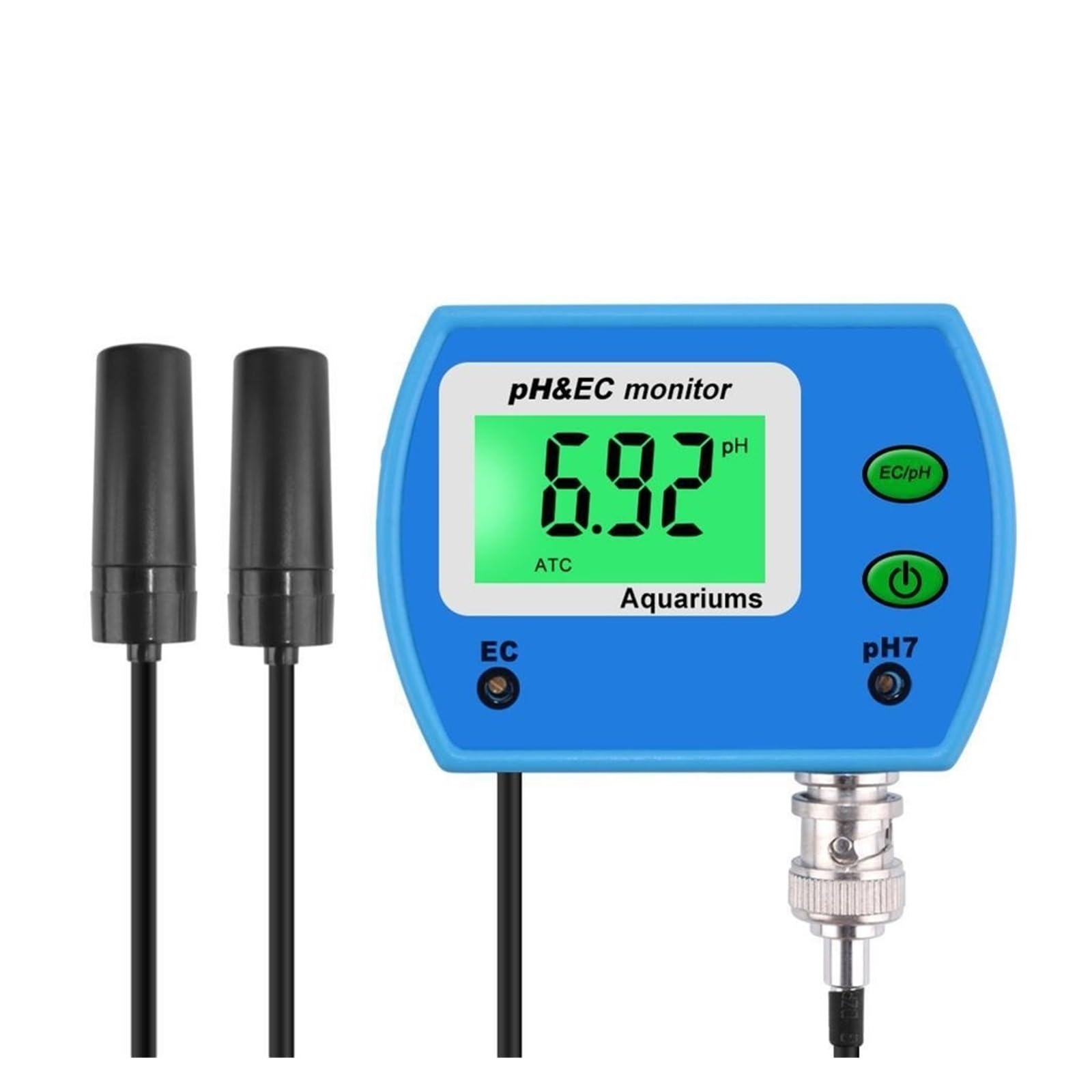 Tester miernika PH, Profesjonalny miernik PH 2 w 1 miernik EC do akwarium wieloparametrowy Monitor jakości wody Online Monitor PH/EC kwasomierz,Woda pitna, Hydroponika, SPA, Browarnictwo(Ad)