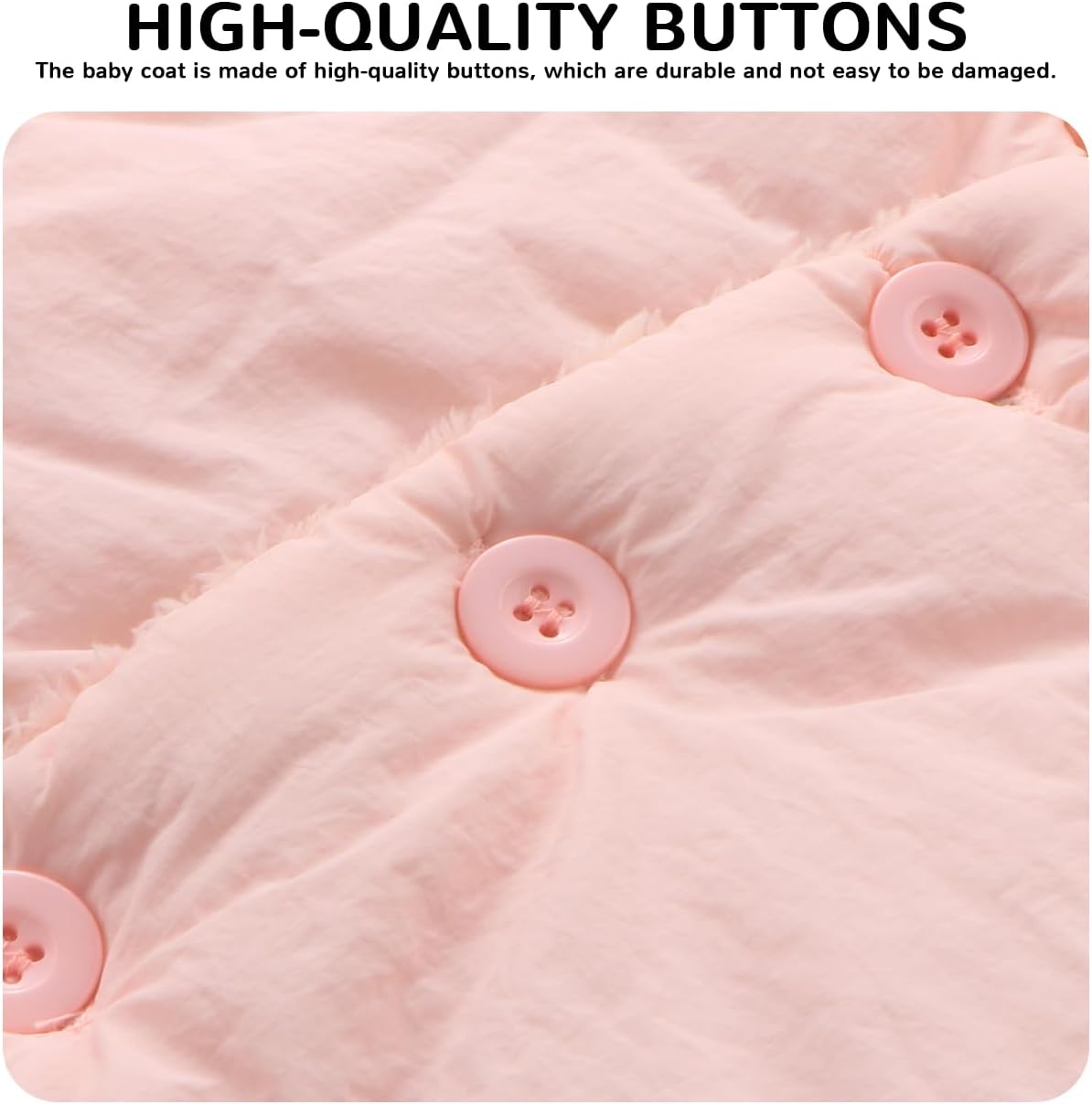 Baby Girl Winter Fleece Jacket Toddler Boy Puffer With Hood Coat Infant Clothes - Image 4