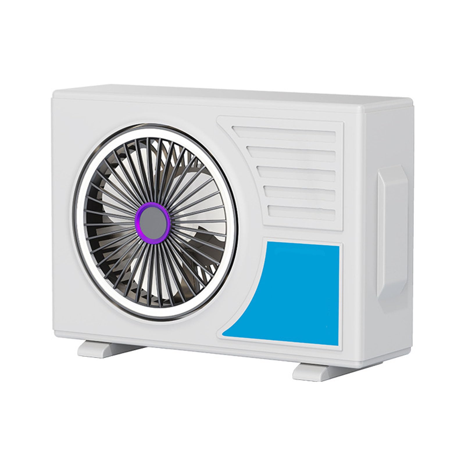 Jazuaiao Small Electric Fan with 180 Turn and Quiet Function Perfect for Bedroom Desk USB Rechargeable Desk Fan