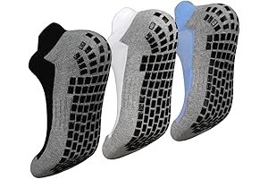 Mens Grip Socks Size 10-13: Non-Slip, Anti-Skid Socks for Enhanced Stability