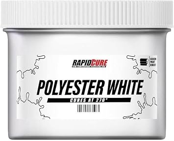Rapid Cure  Polyester White Plastisol Ink - Screen Printing Ink, Gallon
