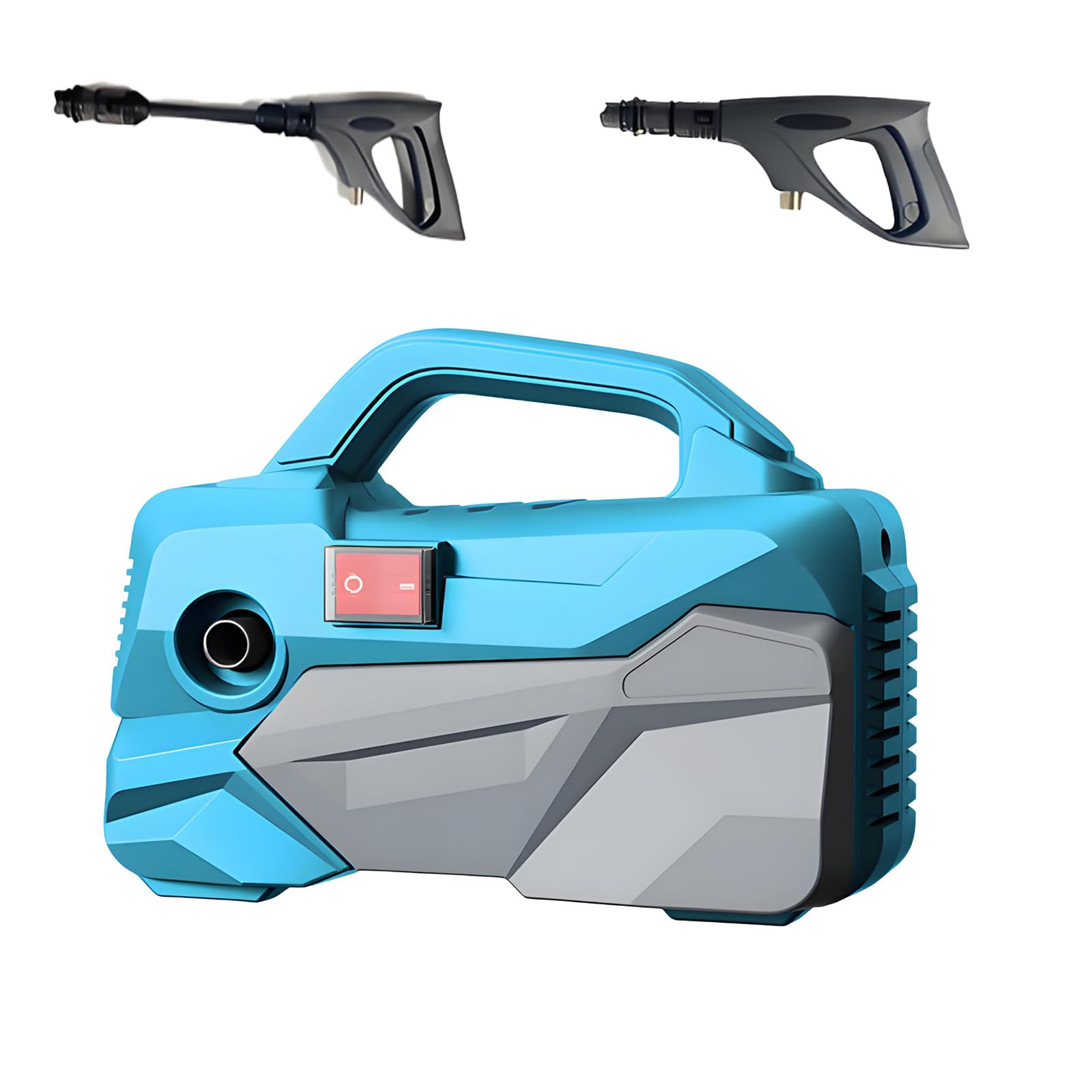 Hidrolimpiadora Eléctrica De Alta Presión De 1400 W Y 40 Bar, Portátil, con Boquilla Multimodo,Resistencia Al Agua Ipx5, Ideal para La Limpieza De Coches Y Patios Al Aire Libre Shortnozzle
