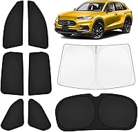 Vista 57 de KUST Parasol plegable para parabrisas para Chevrolet/Chevy Trax LS/LT/LTZA 2013-2023, accesorios para ventana, protector de visera solar, bloquea