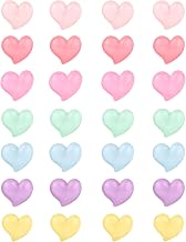 28pcs Love Heart Refrigerator Magnets, 0.7x0.7 Inch Multicolored Decorative Cute Fridge Locker Magnetic Magnets for Home Office Classroom Whiteboard Kitchen Decoration