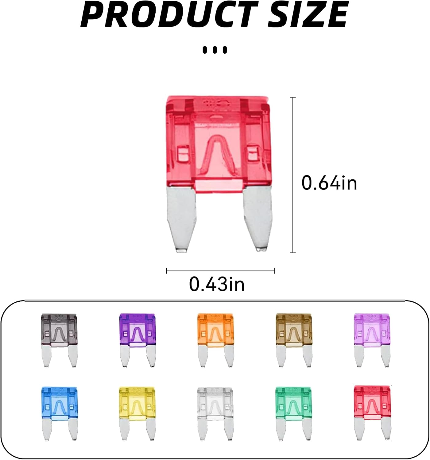 120PCS Mini Car Fuse Assortment Kit, Vehicle Blade Fuse with Puller, 2A 3A 5A 7.5A 10A 15A 20A 25A 30A 35A Auto Circuit Fuses Replacement Accessories for SUV RV Truck