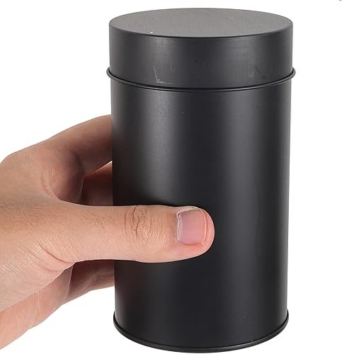 Miniatura 6 de EXCEART Recipiente de té de metal con tapa hermética, contenedor de almacenamiento para alimentos secos, frijoles de arroz