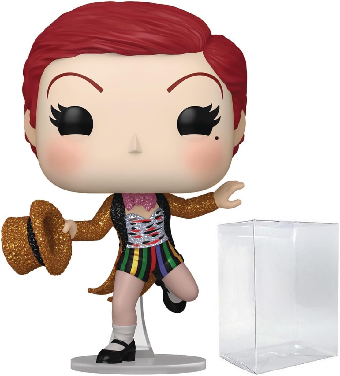 POP Movies: Rocky Horror Picture Show - Columbia​ (Glitter) Funko Vinyl Figure (Bundled with Compatible Box Protector Case) Multicolor 3.75 inches