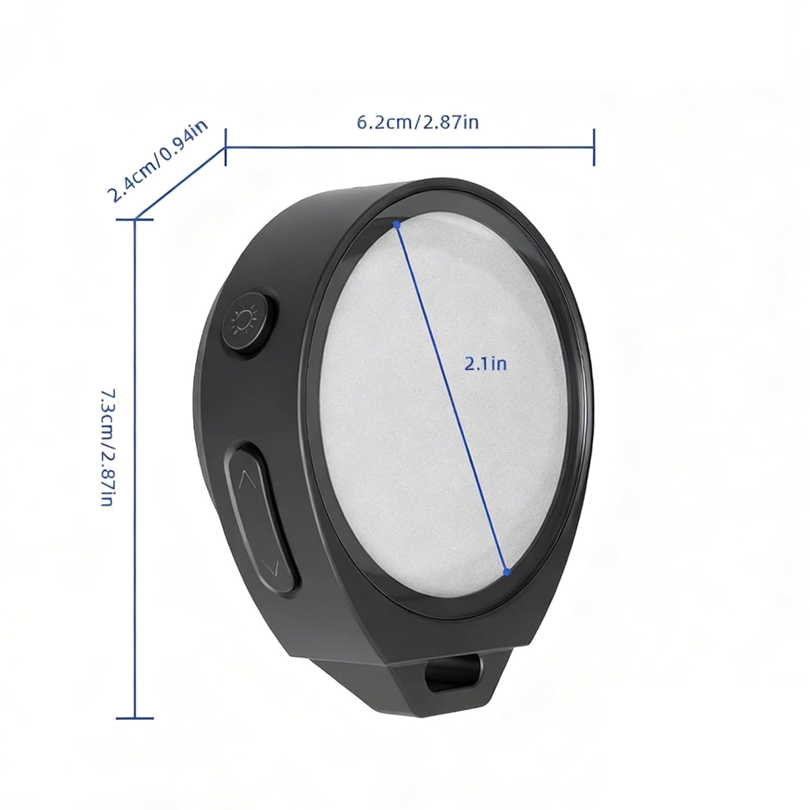 Anti-Funnel Microscope Magnifying Glass, 10X 13X 15X Mini Mikroskop Lupe mit 2 Farben Licht, 32GB Taschenmikroskop mit Fotografie & Videoaufzeichnung, Wiederaufladbares Lupe für Elektronik, Lesen