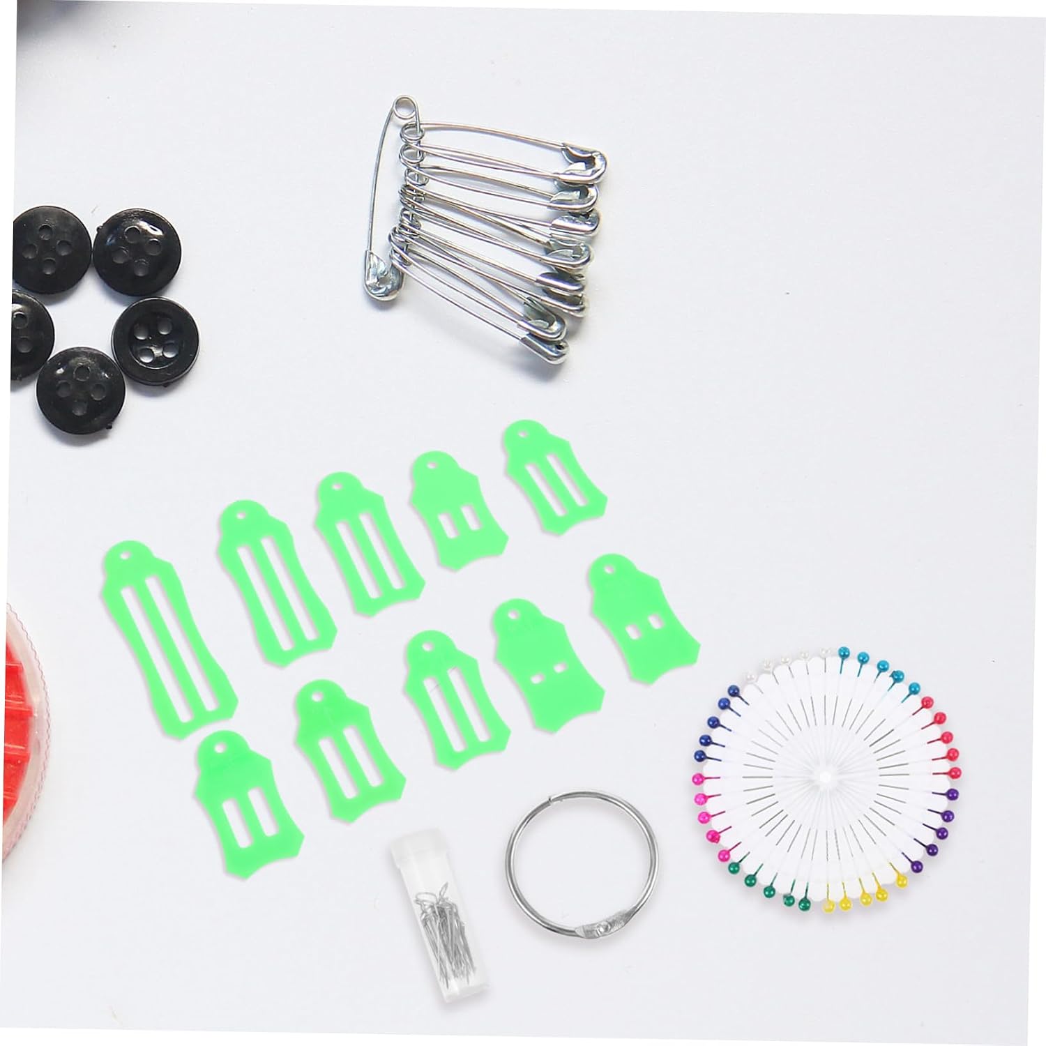 SEWACC Bias Tape Maker Set for DIY Sewing and Quilting Fabric Folding Tool for Crafting and Binding Includes Pin for Home Use and Creative Projects