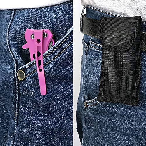 ALBATROSS EDC Cool Sharp Tactical Folding Pocket Knife,SpeedSafe Spring Assisted Opening Knifes with Liner Lock,Pocketclip,Glass Breaker,Seatbelt Cutter(Pink)