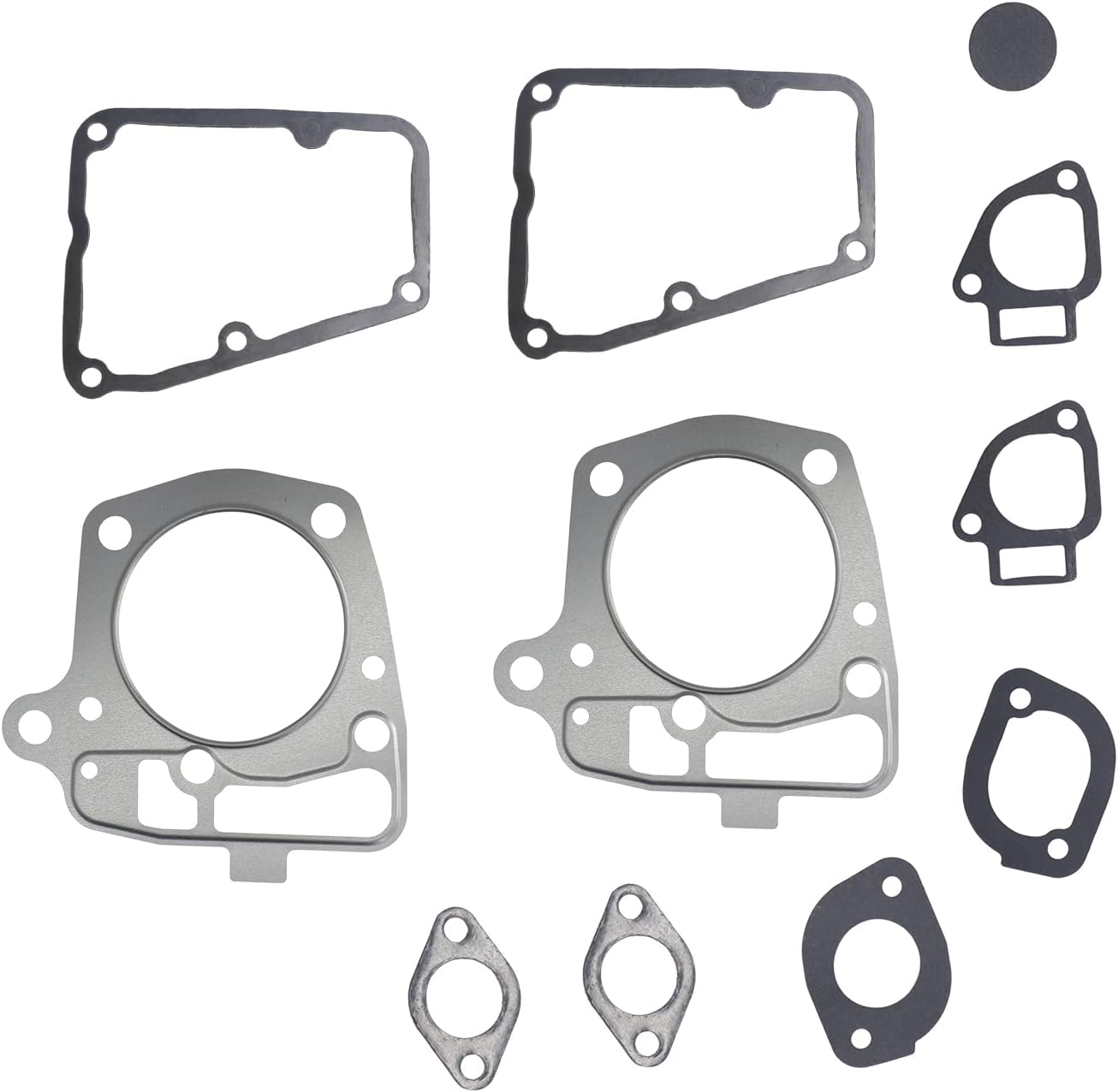 FR651V FX730V 11004-0762 Engine Gasket Kit with 13116-0725 Push Rods & 11061-1285 Cover Gasket Fit for Kawasaki FR651V FX730V FR691V FR730V FS651V FS691V FX651V FS730V Engine
