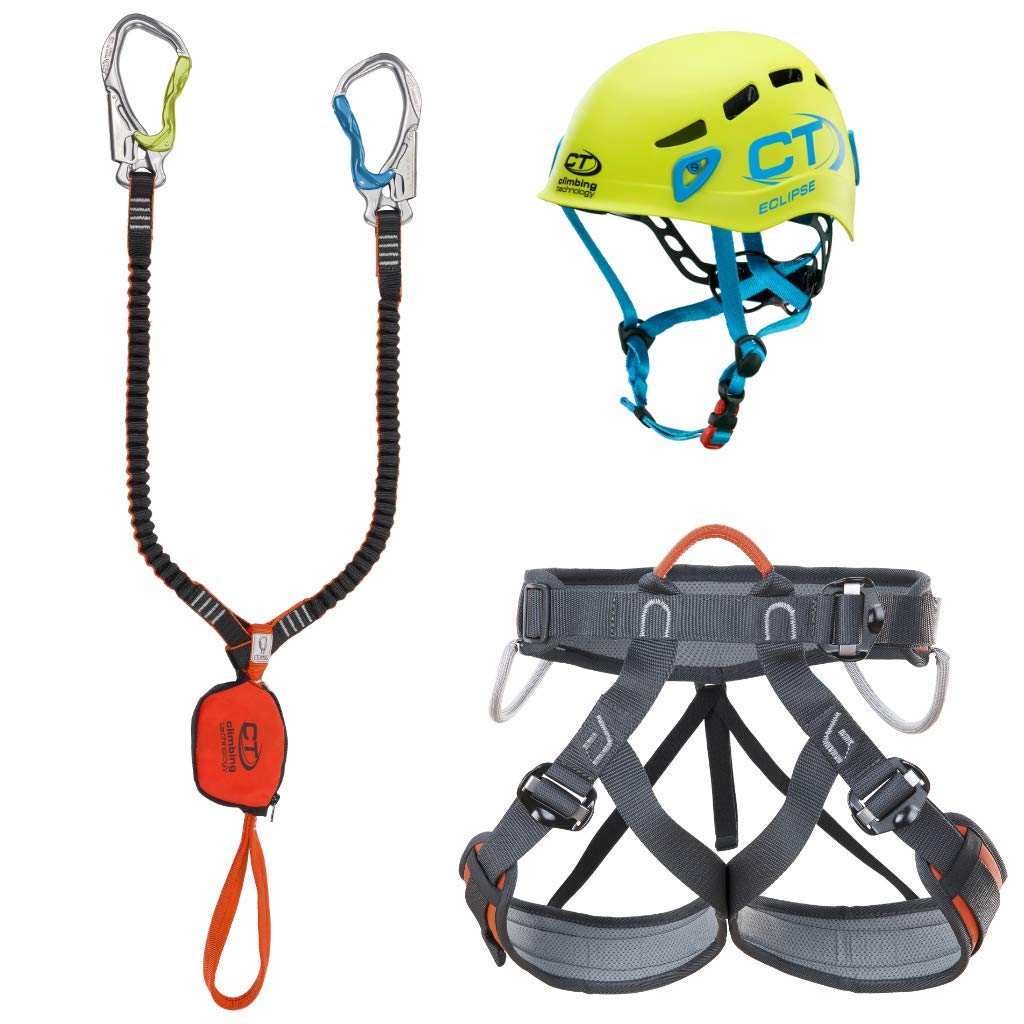 Climbing Technology Kit Ferrata Premium Eclipse Set, Adultos Unisex, Multicolor, Talla única