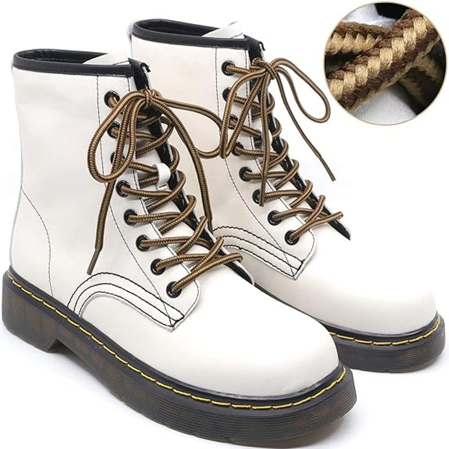 Image of Round Shoelace (2 Pair) Boot Laces Running, Sports, Gym, Casual Dual Coloured Striped Shoe String